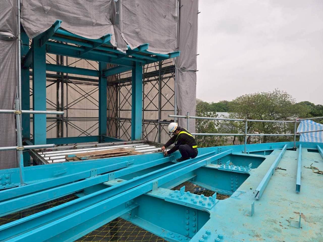 五股景觀公園橋樑 - 施工照片 2