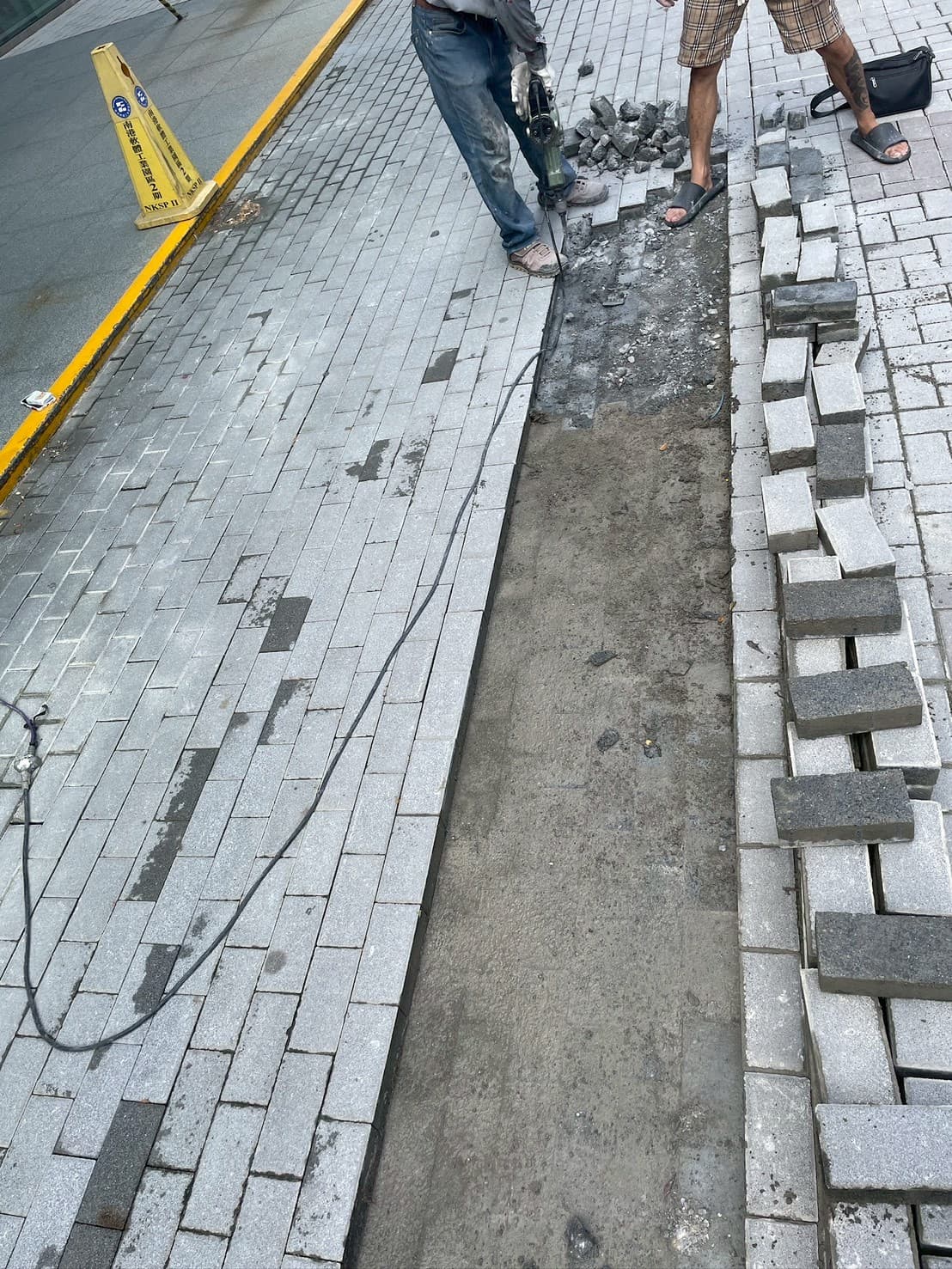 南港軟體園區車道修繕