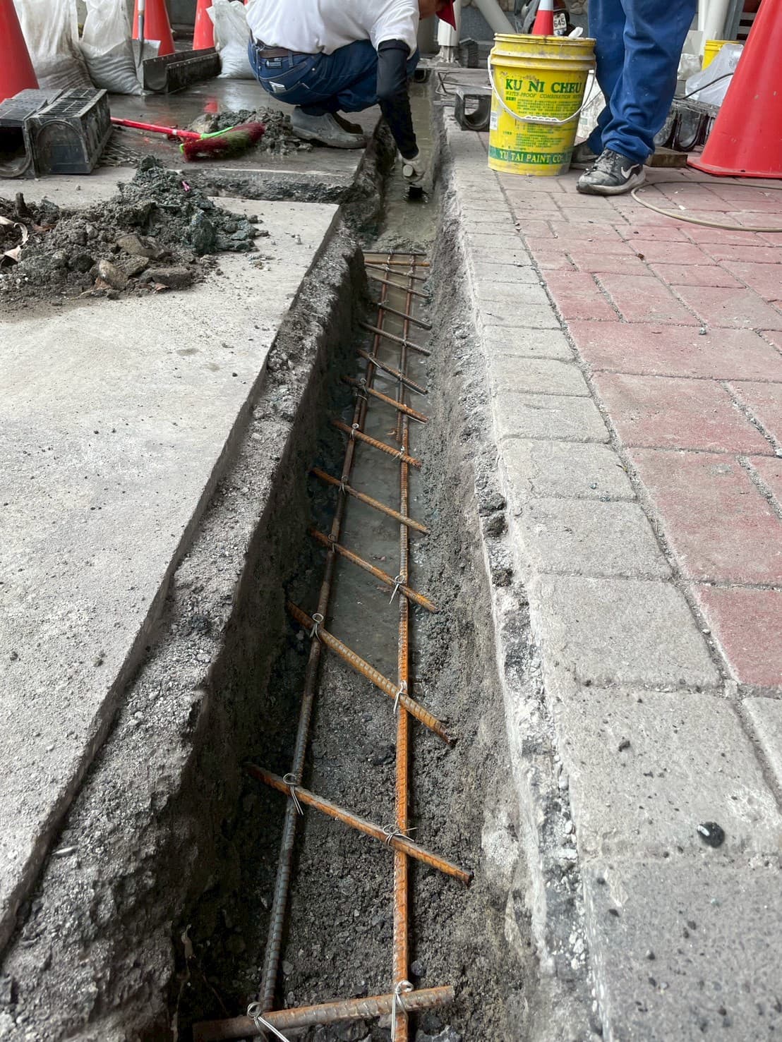 客家公園排水溝結構修復 - 施工照片 2