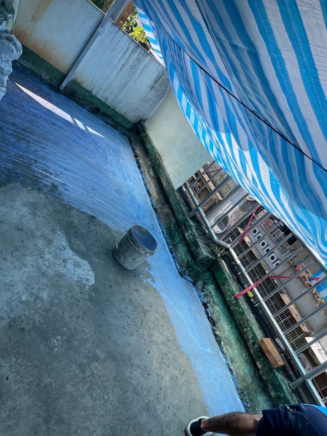 新店陽台PU防水案 - 施工照片 2