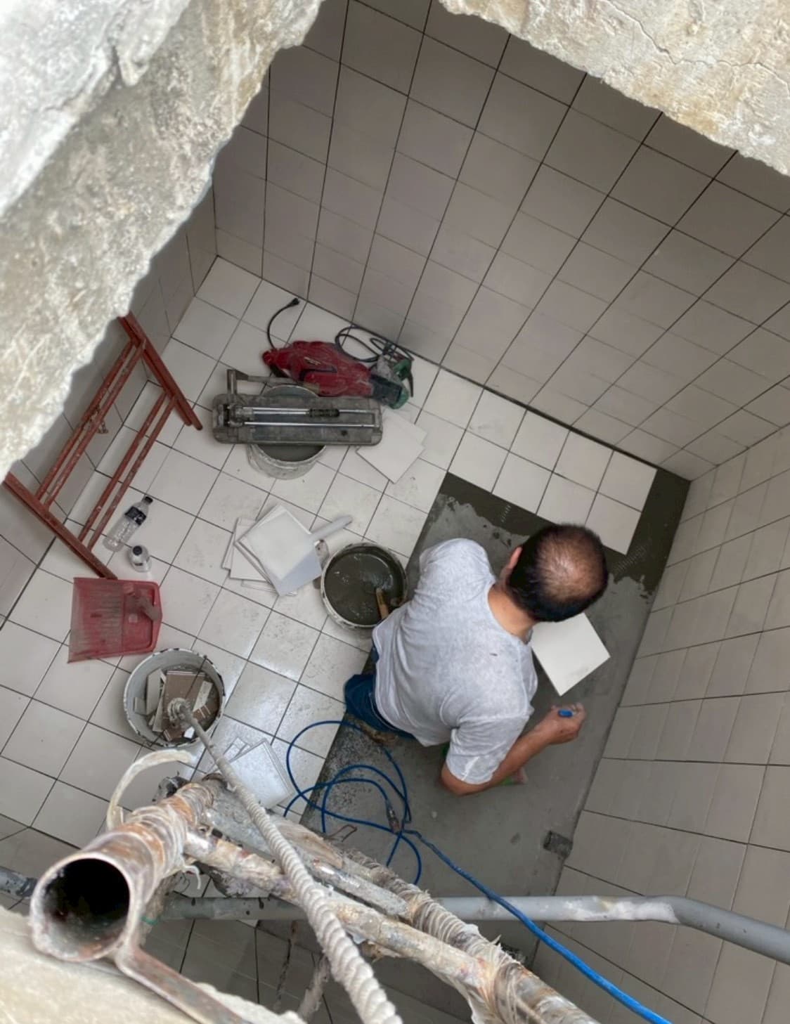 木柵水箱翻新案 - 施工照片 4