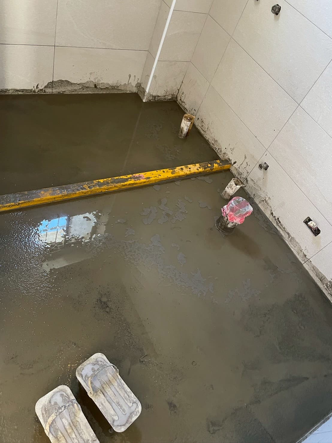 桃園民宅衛浴貼磚工程 - 施工照片 3