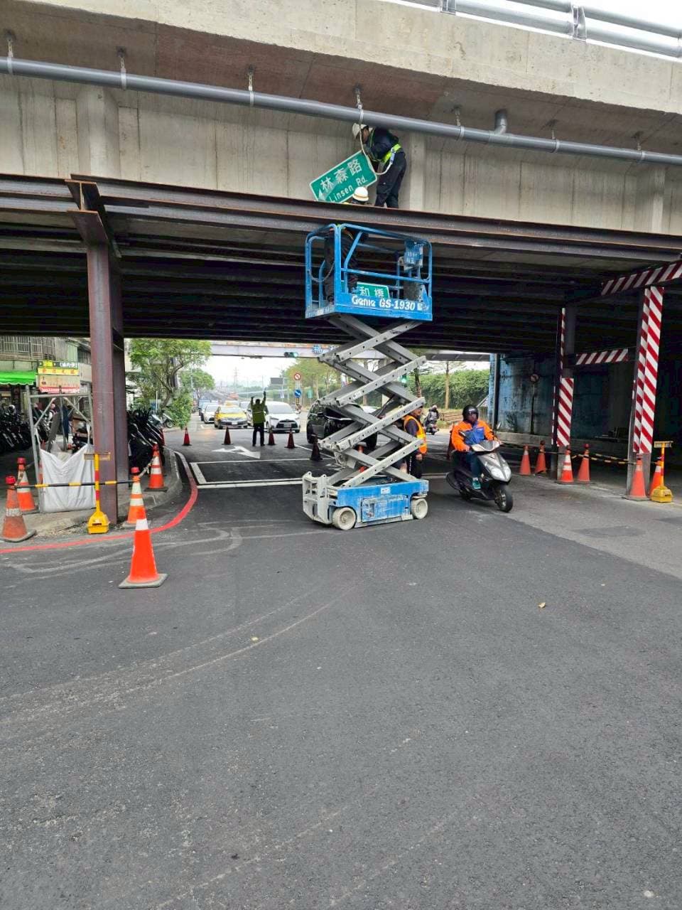 福和橋橋樑支撐加固 - 施工照片 2