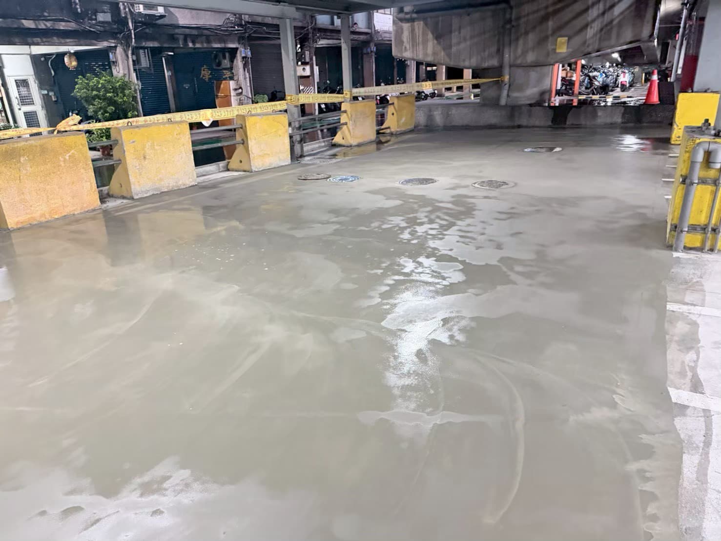 台北橋停車場地坪工程